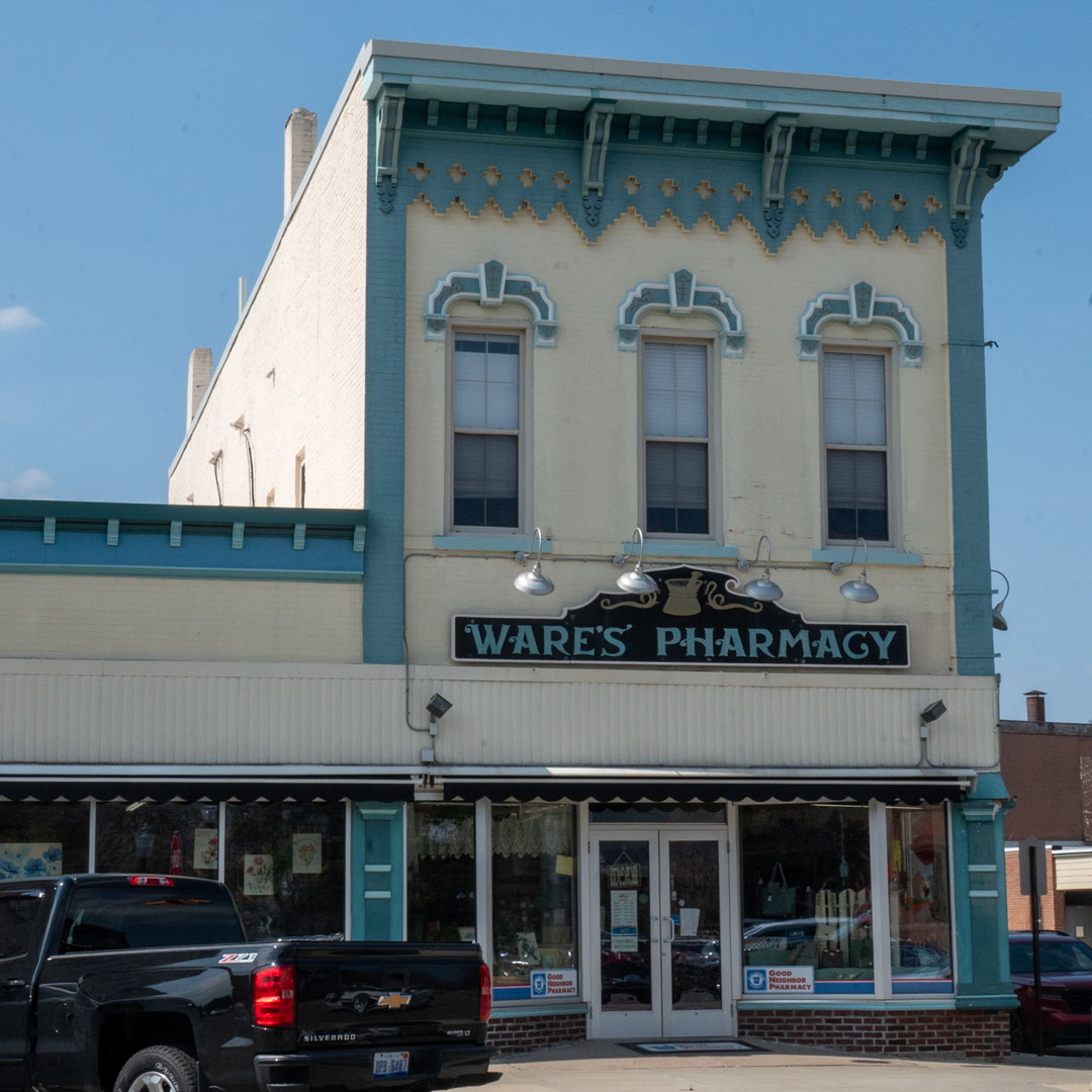 Ware's Pharmacy Building in Downtown Mason, MI